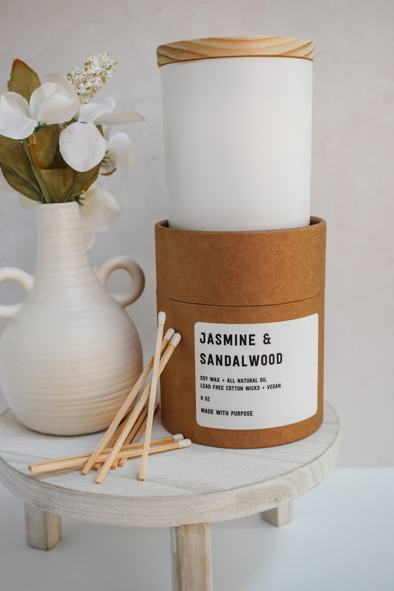 Jasmine & Sandalwood Candle